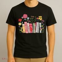 Foxtrot Delta Tango Women Book Loves Retro Funny  T-Shirt thumb 3