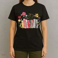 Foxtrot Delta Tango Women Book Loves Retro Funny  T-Shirt thumb 4