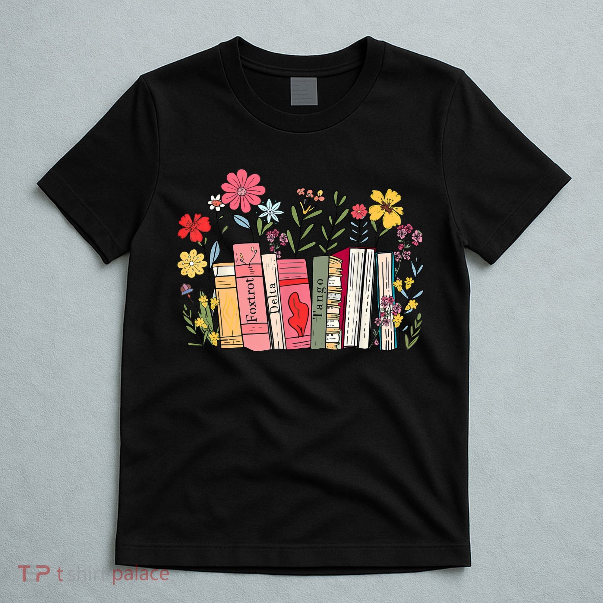 Foxtrot Delta Tango Women Book Loves Retro Funny  T-Shirt