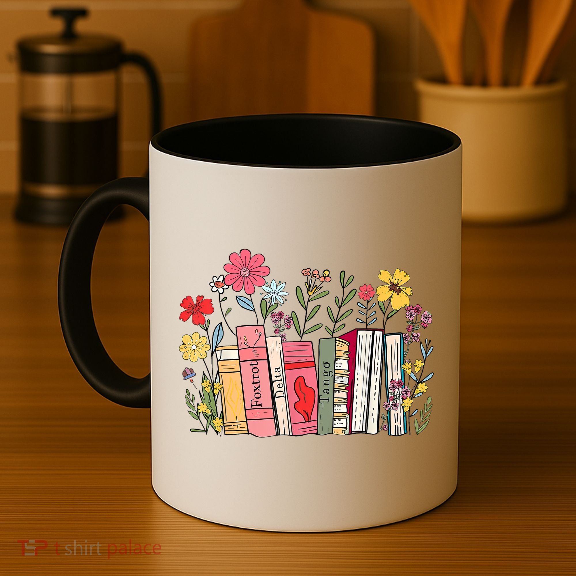 Foxtrot Delta Tango Women Book Loves Retro Funny  Coffee Mug