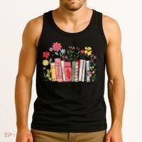 Foxtrot Delta Tango Women Book Loves Retro Funny  Tank Top thumb 3