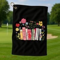 Foxtrot Delta Tango Women Book Loves Retro Funny  Golf Towel thumb 1
