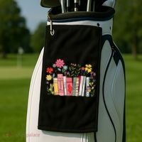 Foxtrot Delta Tango Women Book Loves Retro Funny  Golf Towel thumb 2