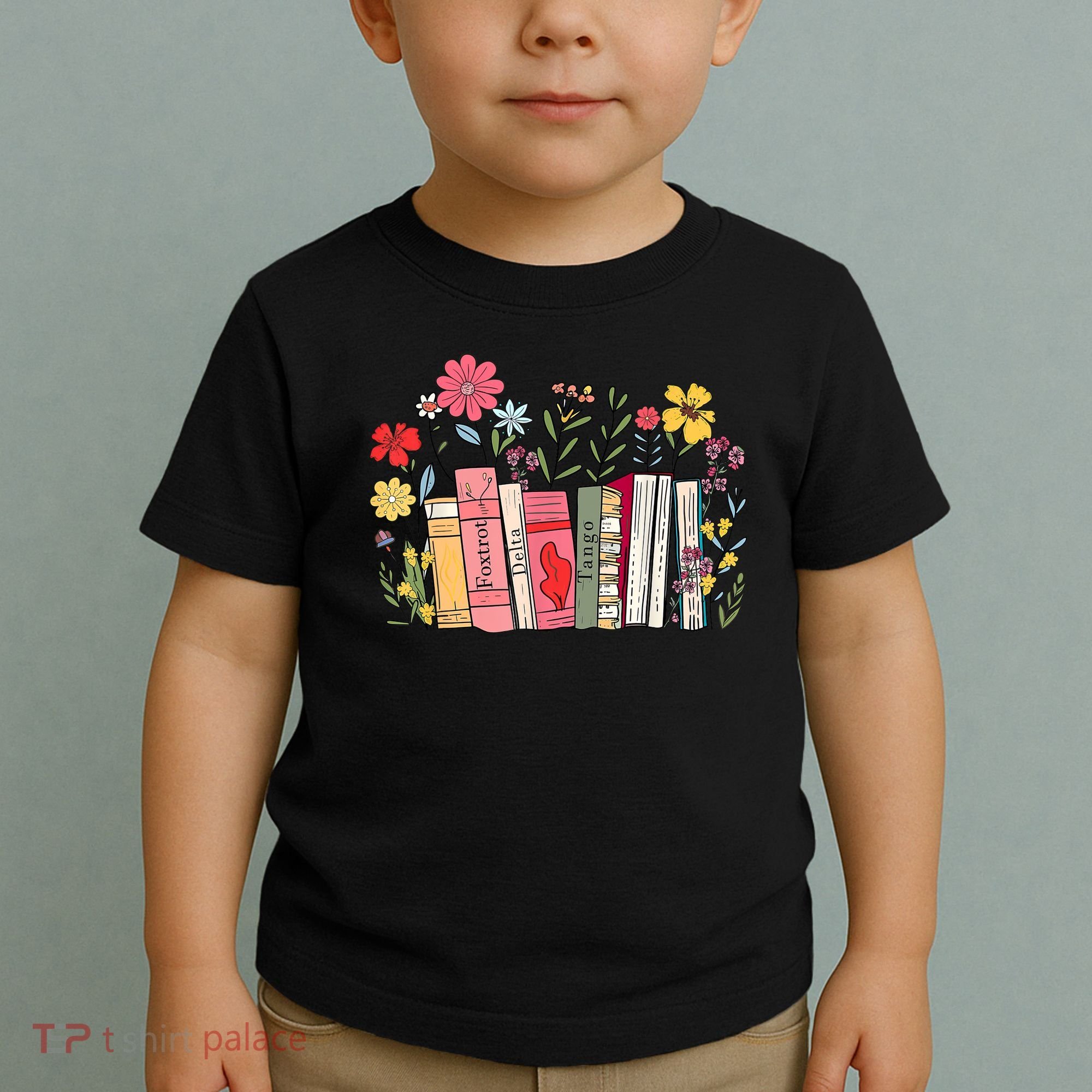 Foxtrot Delta Tango Women Book Loves Retro Funny  Toddler T-Shirt