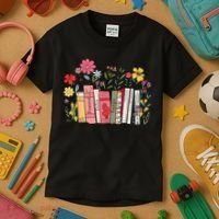 Foxtrot Delta Tango Women Book Loves Retro Funny  Kids T-Shirt thumb 3