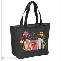 Foxtrot Delta Tango Women Book Loves Retro Funny  Tote Bag thumb 2