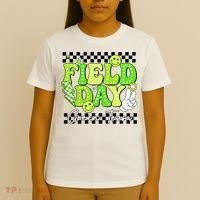 Field Day Trip Green Team Color Game Competition  T-Shirt thumb 4
