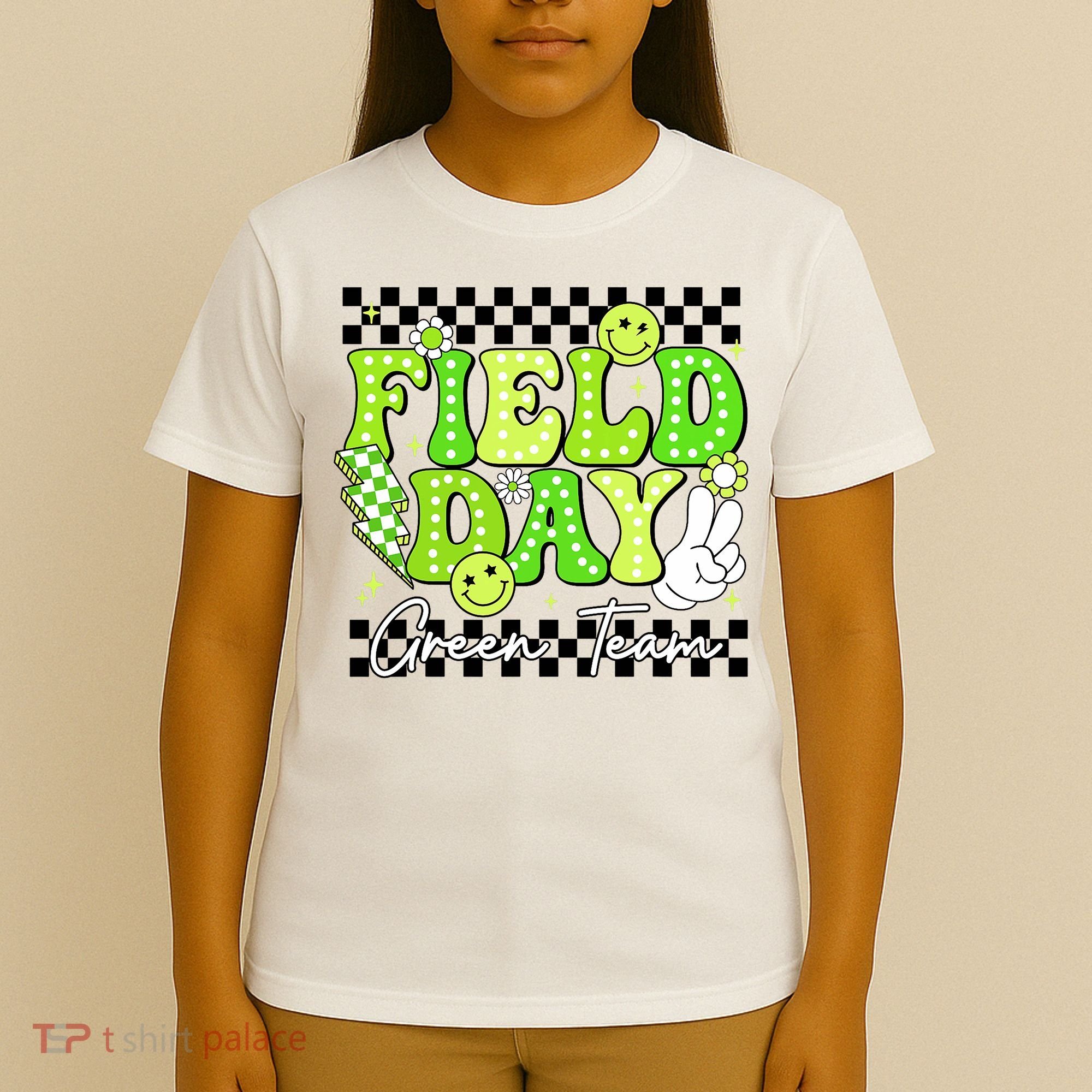 Field Day Trip Green Team Color Game Competition  T-Shirt