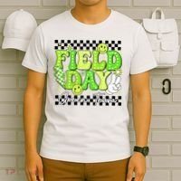 Field Day Trip Green Team Color Game Competition  T-Shirt thumb 6