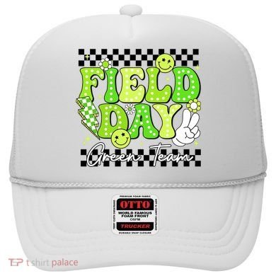 Field Day Trip Green Team Color Game Competition  Hat