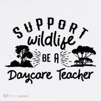 Funny Daycare Teacher Childcare Provider Support Wildlife Visor thumb 3