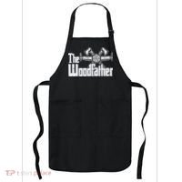 Fathers Day The Woodfather Woodworker Father Apron thumb 0