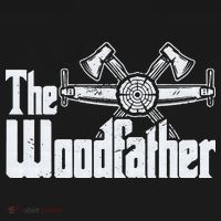 Fathers Day The Woodfather Woodworker Father Ornament thumb 1