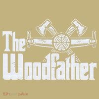 Fathers Day The Woodfather Woodworker Father T-Shirt thumb 7