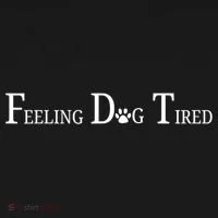 Feeling Dog Tired   Toddler Hoodie thumb 2
