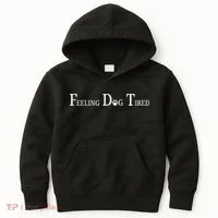 Feeling Dog Tired   Kids Hoodie thumb 0