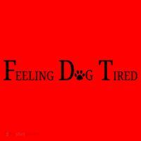 Feeling Dog Tired   Santa Hat thumb 1
