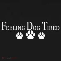 Feeling Dog Tired   Toddler Hoodie thumb 2