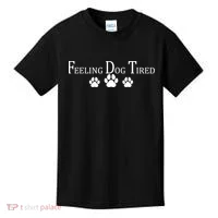 Feeling Dog Tired   Kids T-Shirt thumb 0