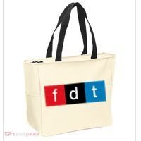 Foxtrot Delta Tango Protest Pun Tote Bag thumb 2