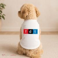 Foxtrot Delta Tango Protest Pun Doggie Tank thumb 2
