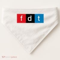 Foxtrot Delta Tango Protest Pun USA-Made Doggie Bandana thumb 0