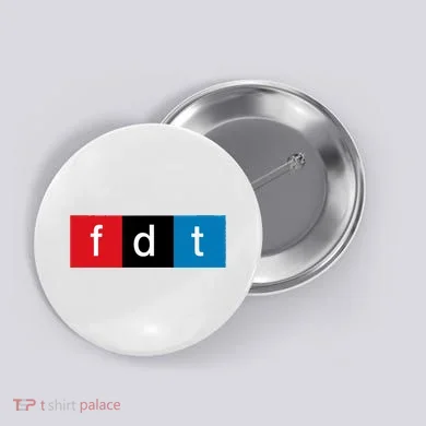 Foxtrot Delta Tango Protest Pun Button