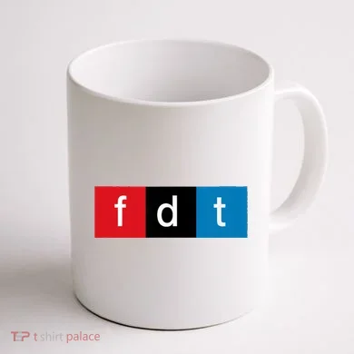 Foxtrot Delta Tango Protest Pun Coffee Mug back