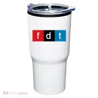 Foxtrot Delta Tango Protest Pun Tumbler thumb 0