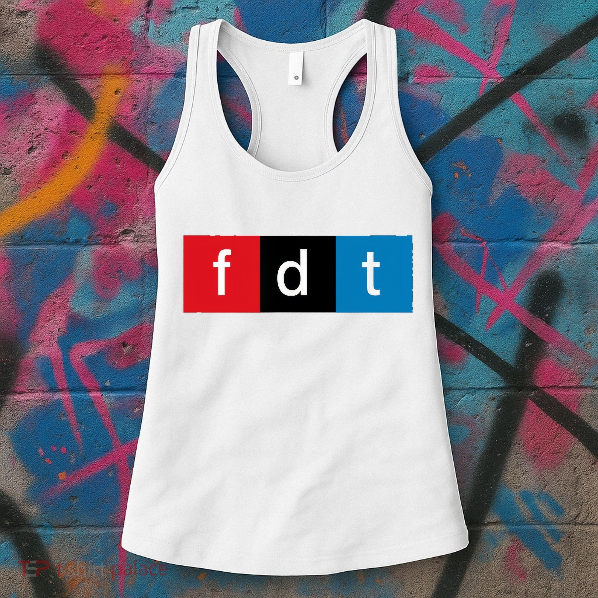 Foxtrot Delta Tango Protest Pun Women's Tank Top
