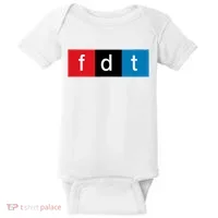 Foxtrot Delta Tango Protest Pun Baby Bodysuit thumb 0