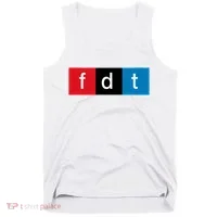 Foxtrot Delta Tango Protest Pun Tank Top thumb 0