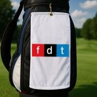 Foxtrot Delta Tango Protest Pun Golf Towel thumb 2