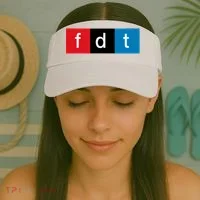 Foxtrot Delta Tango Protest Pun Visor thumb 2