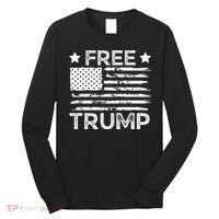 Free Donald Trump Republican Support  Long Sleeve Shirt thumb 0