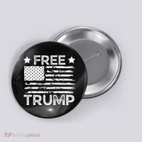 Free Donald Trump Republican Support  Button thumb 0