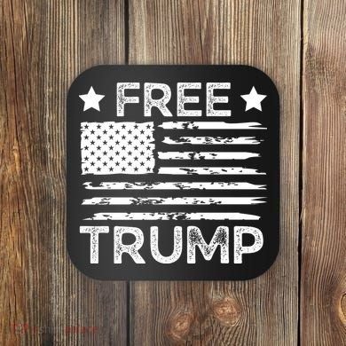 Free Donald Trump Republican Support  Coaster