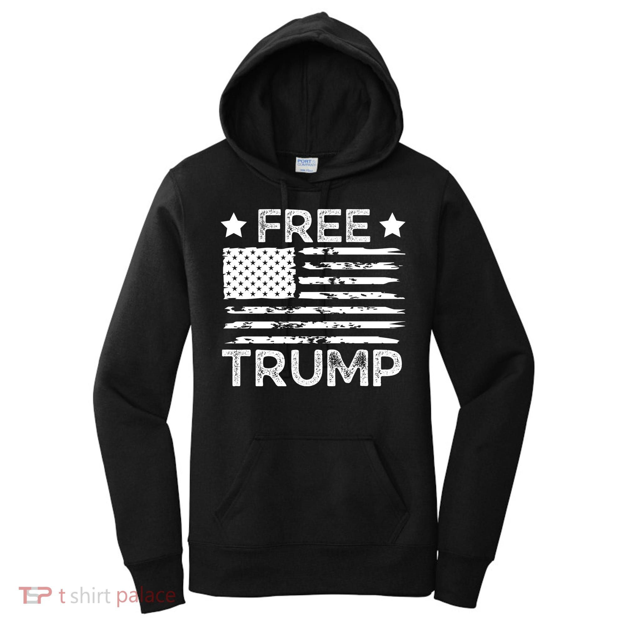 Free Donald Trump Republican Support  Women's Hoodie