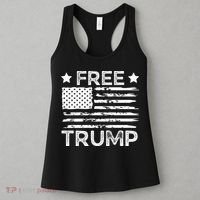 Free Donald Trump Republican Support  Women's Tank Top thumb 3