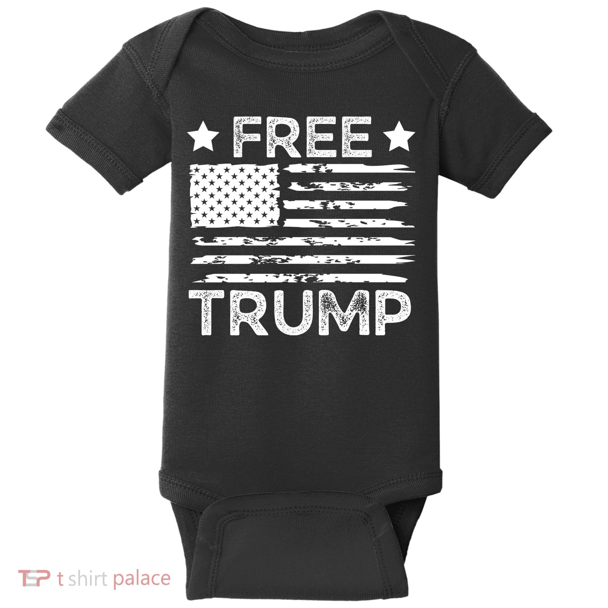 Free Donald Trump Republican Support  Baby Bodysuit