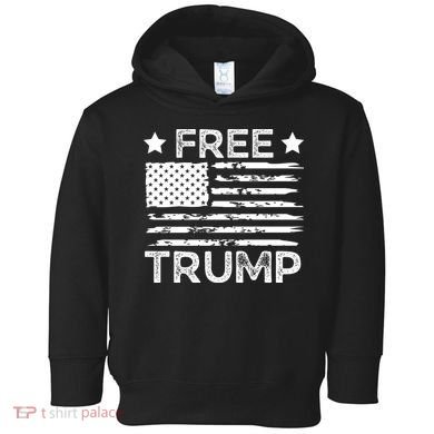 Free Donald Trump Republican Support  Toddler Hoodie