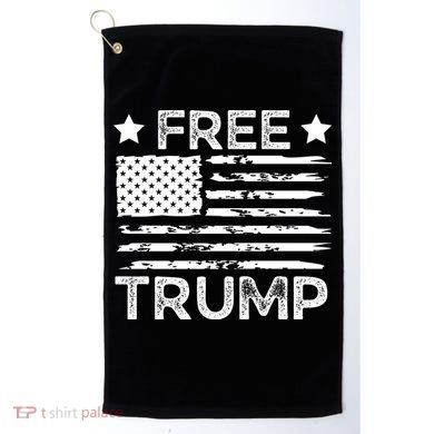Free Donald Trump Republican Support  Golf Towel