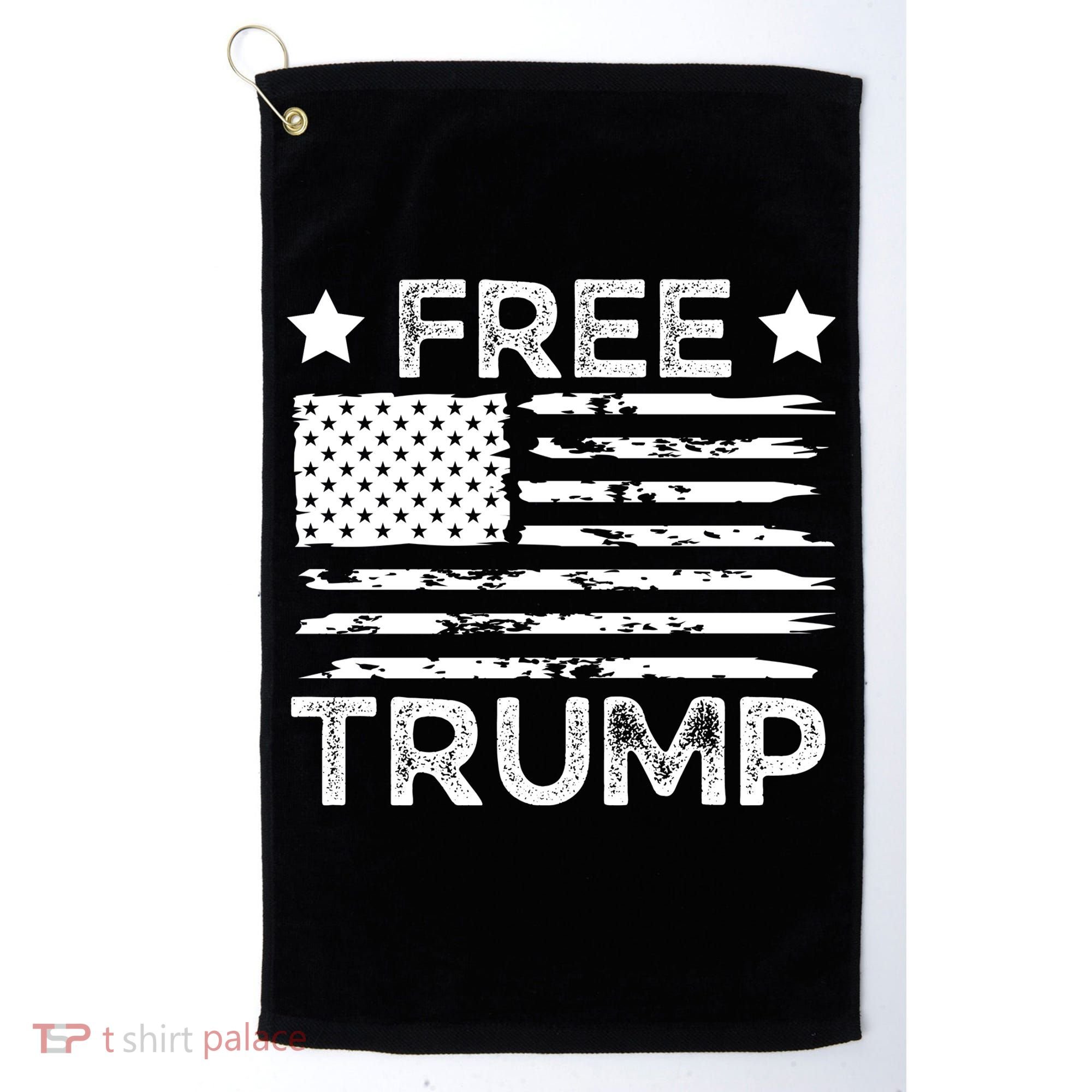Free Donald Trump Republican Support  Golf Towel