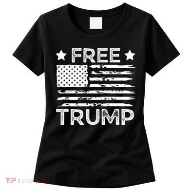 Free Donald Trump Republican Support  Women's T-Shirt