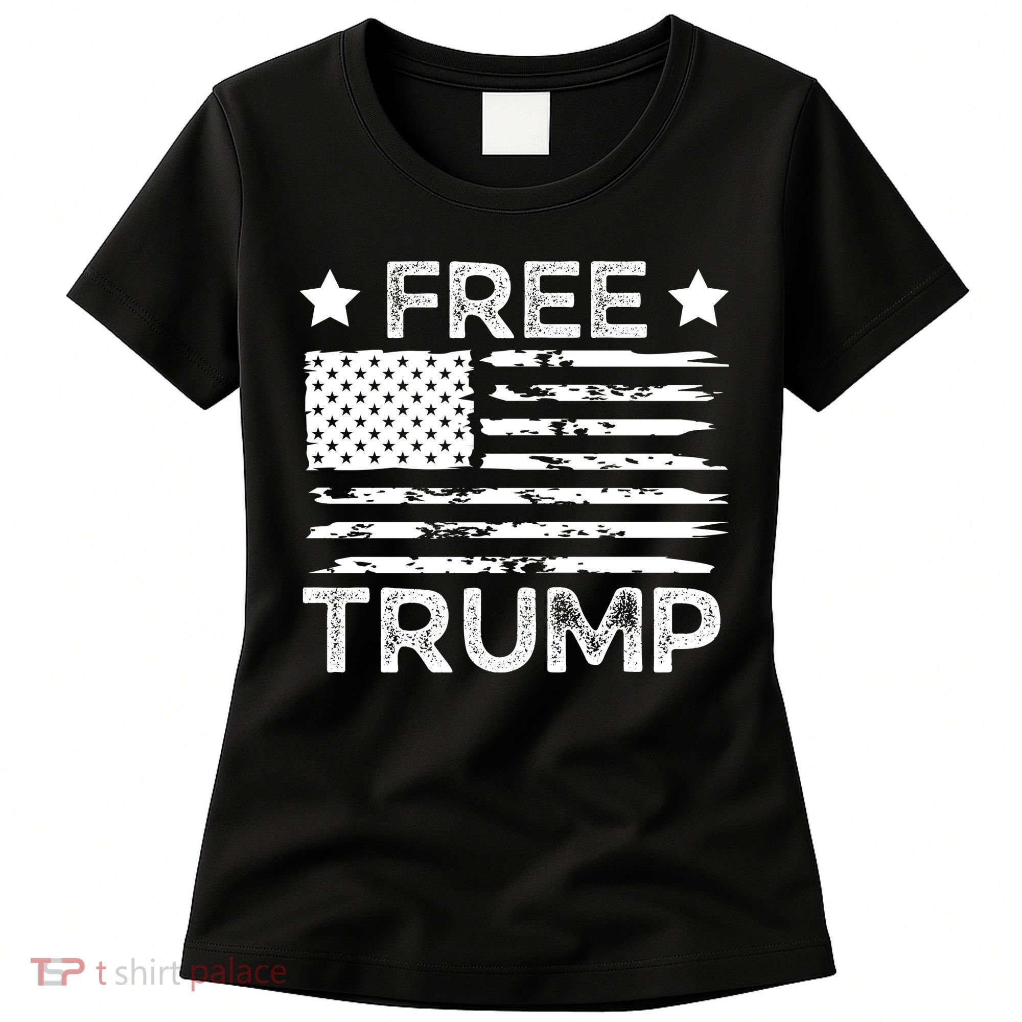Free Donald Trump Republican Support  Women's T-Shirt