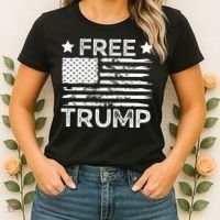 Free Donald Trump Republican Support  Women's T-Shirt thumb 2