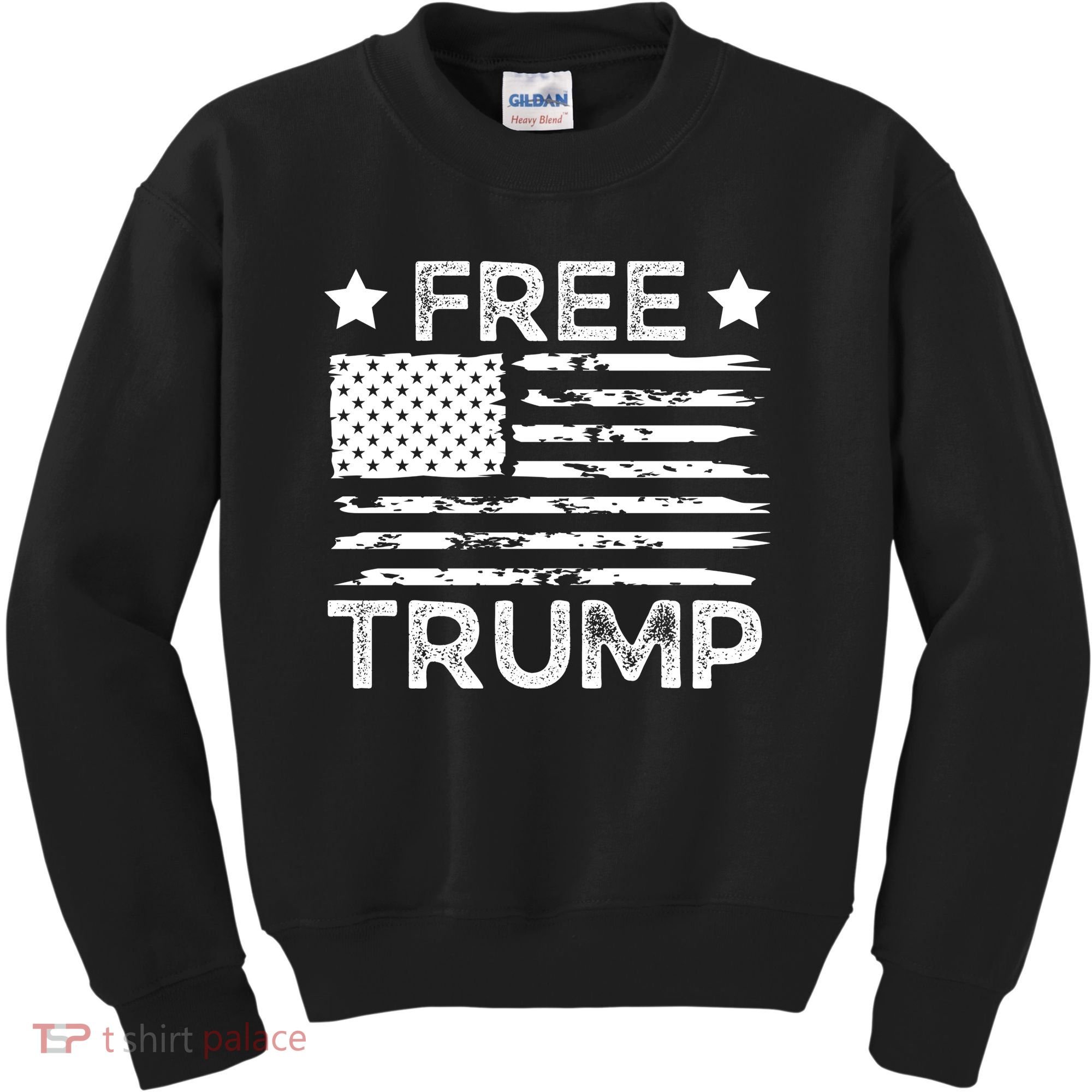Free Donald Trump Republican Support  Kids Sweatshirt