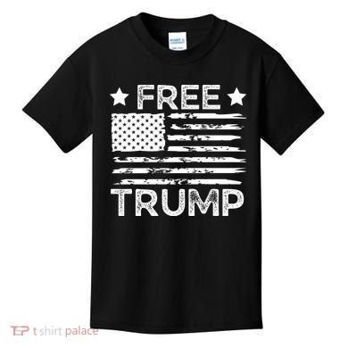 Free Donald Trump Republican Support  Kids T-Shirt