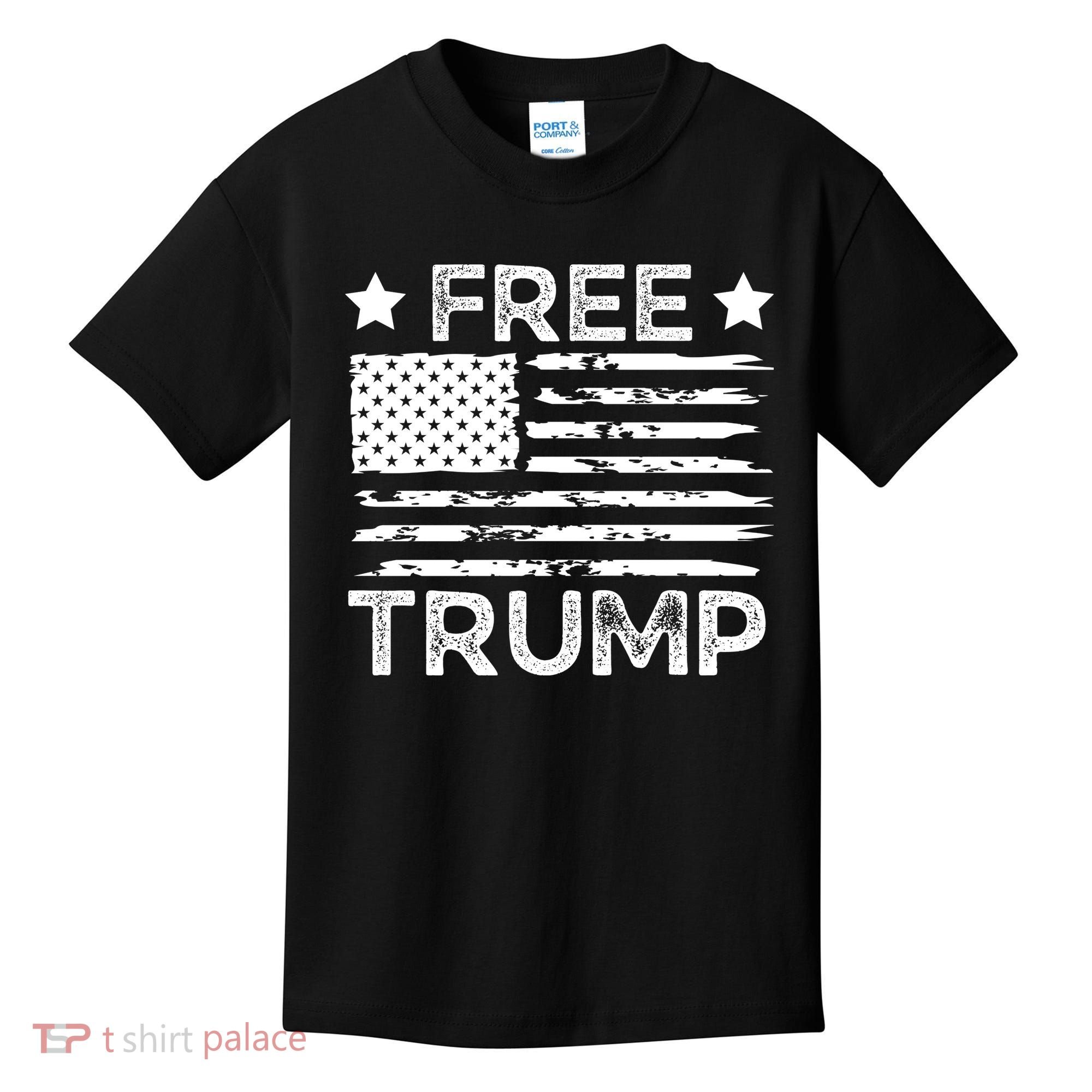 Free Donald Trump Republican Support  Kids T-Shirt