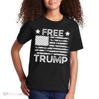 Free Donald Trump Republican Support  Kids T-Shirt thumb 2